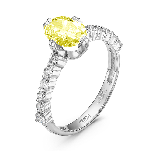 Кольцо, золото, бриллиант, 01-2397
